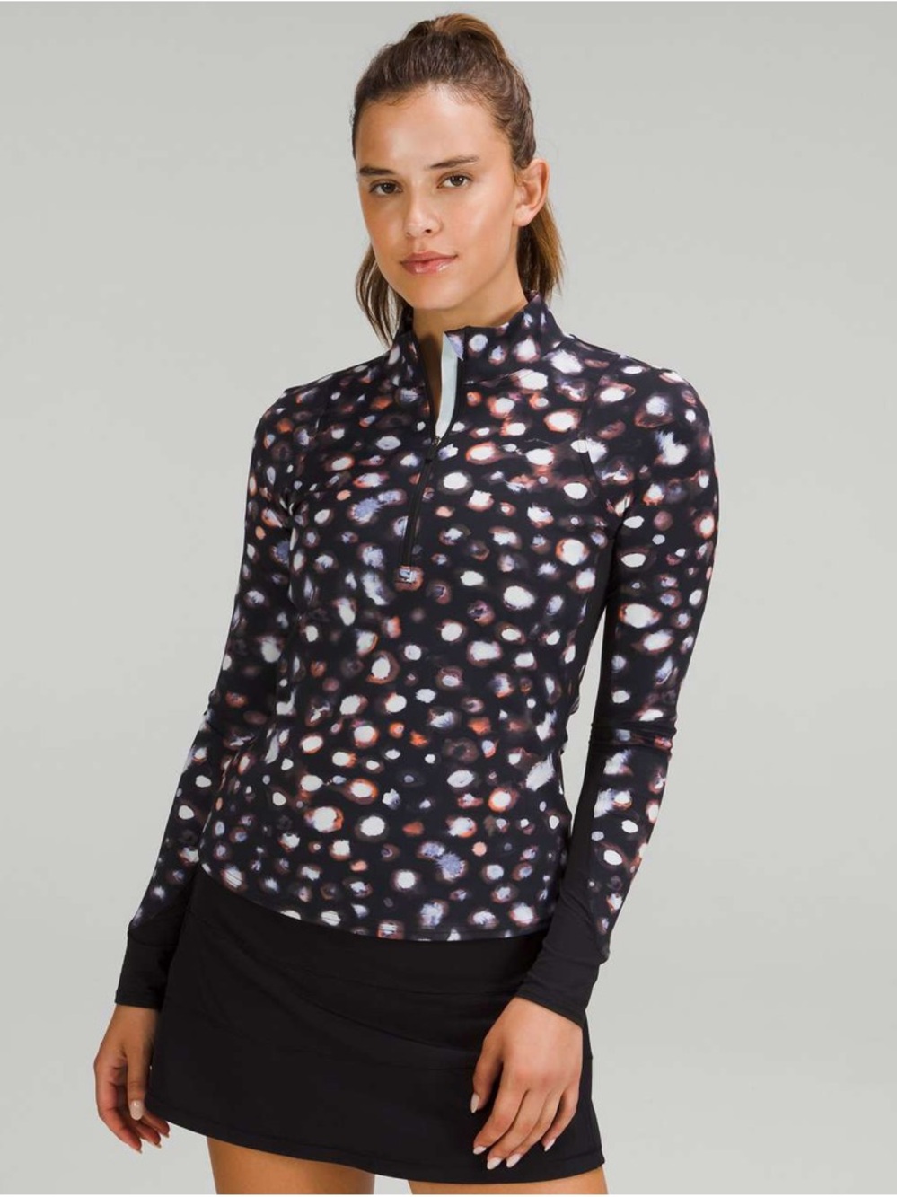 Lululemon Nulux Half-Zip Long Sleeve Shirt